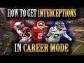 Madden 17 - How To Get Interceptions As Safety In Career Mode