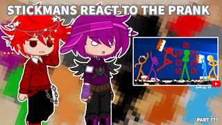 Stickmans react to The Prank | | (Unoriginal) | | AvA/AvM | | ENG/RUS | | part ?