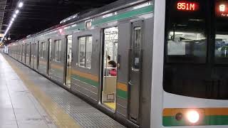 日光線205系Y4編成 普通日光行き 宇都宮駅発車！