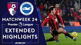 Bournemouth v. Brighton | PREMIER LEAGUE HIGHLIGHTS | 1/21/2020 | NBC Sports