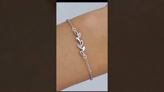 Daily wear silver bracelet design #stylish #fashion #silver #shorts @fascinationchannel