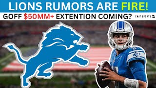 Lions Rumors: Jared Goff To Get $50MM From Detroit On Extension!