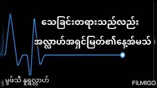 သေဆုံးခြင်းဟာလည်း Allahရဲ့နိအ်မသ် တော်တခုပါပဲ#မုဖ်သီနူရွလ်လာ#