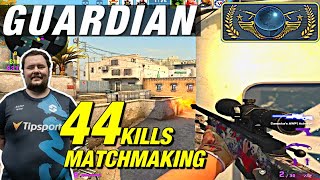 GuardiaN matchmaking dust2 (44kills)😳CSGO GuardiaN POV