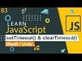 JavaScript setTimeout & clearTimeout Tutorial in Hindi / Urdu