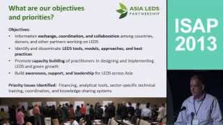 Presentations on the Asia LEDS Partnership and LEDS Global Partnership at ISAP 2013