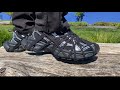 Balenciaga 3XL Extreme Lace Black Silver On Foot Review and Sizing Guide