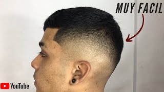 COMO HACER UN FADE/DEGRADE SIN PEINES TRAMPA O INTERMEDIOS (MUY FACIL)/ TUTORIAL BARBERIA EN ESPAÑOL