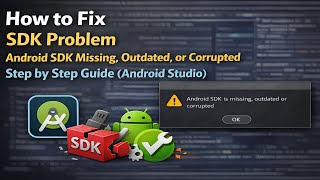 Android SDK Error? Fix Missing, Outdated & Corrupted Issues (Step-by-Step) 😳