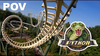 Python Front Row POV Efteling Classic Roller Coaster
