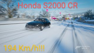 Honda s2000 CR Test drive in snow Forza horizon 4