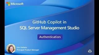 GitHub Copilot in SSMS: Authentication