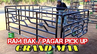 CARA PASANG  Pagar pick up// Ram bak // Grand Max modifikasi