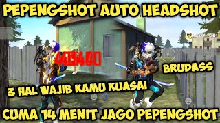 CARA PEPENGSHOT AUTO HEADSHOT😎SEMUA SENJATA😱PEMULA PASTI BISA