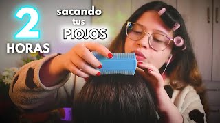 Asmr en ESPAÑOL 👉🏻2 HORAS de 💆🏻‍♀️TE SACO los PIOJOS 🐜mientras te DUERMES😴 - Vivalen ASMR