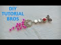 Diy Tutorial || Cara membuat bros dagu juntai diamond kristal ceko || Diamond Brooch