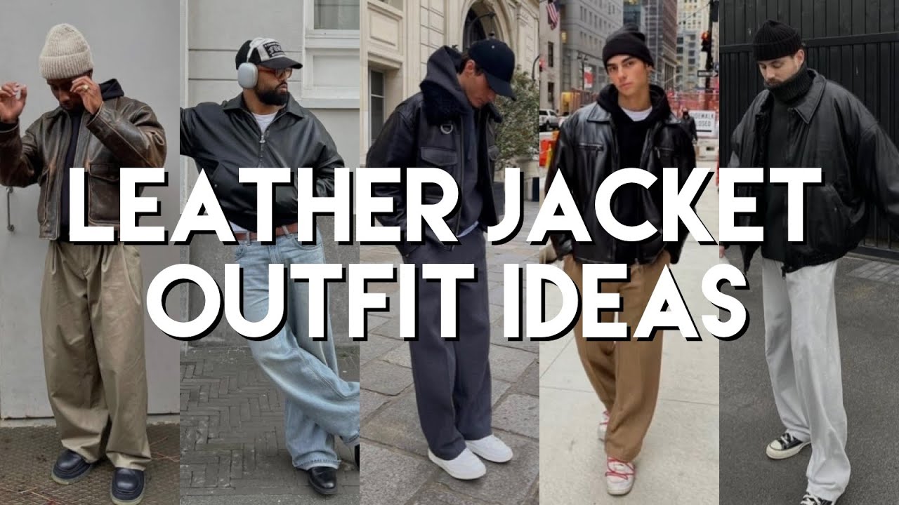 Ultimate Men S Fall Winter Fashion Styling Leather Jackets 2024