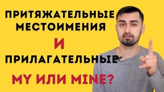 Притяжательные прилагательные и местоимения в английском языке