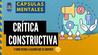 ¿Qué es la crítica constructiva?