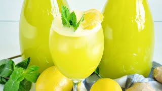 Pineapple Ginger Mint Drink with a hint of Lemon || Amazin Kitchen