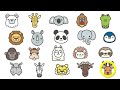 【20種類】動物のなまえわかるかな？【日本語と英語】animals name for kids japanese and english