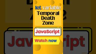 JavaScript Temporal Death Zone | TDZ | javaScript tutorial | javascript full course | javascript