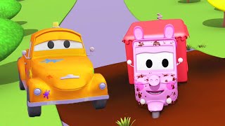 Põrsas Peppa Carrie - Tom-i värvikoda Autolinnas 🎨 Multifilmid lastele