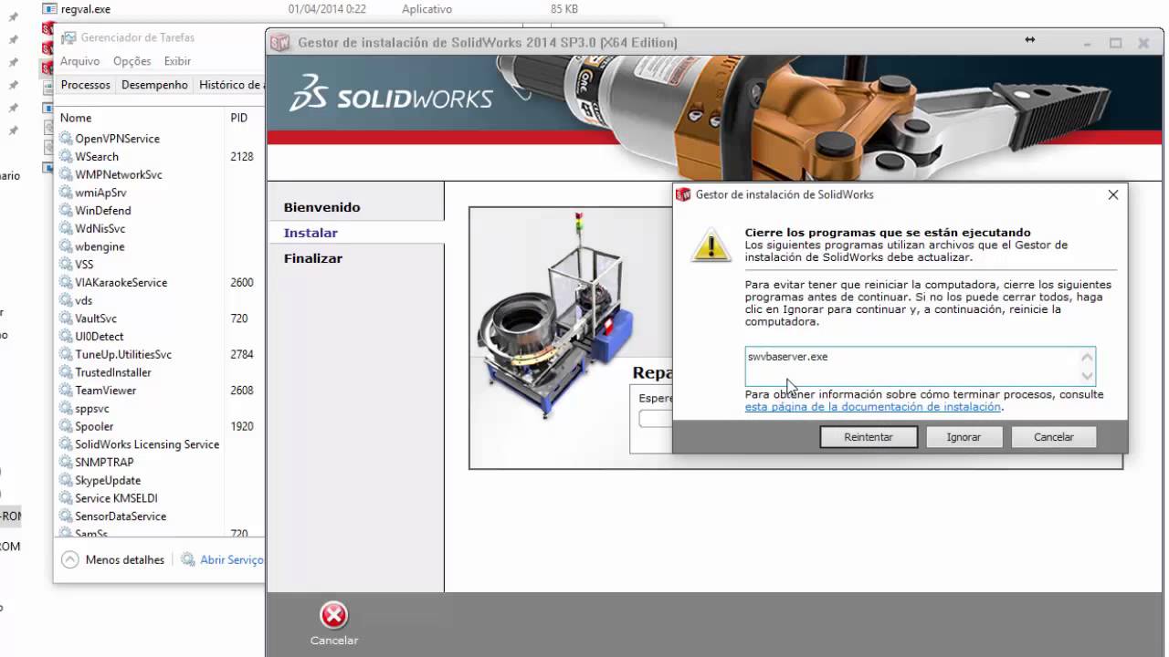 Ошибка solidworks