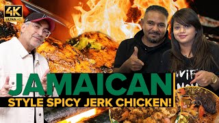 The Best JERK Chicken | Oxtail Stew, Peppa Shrimps, Steak at Island Grill | Street Food Jamaica 🇯🇲