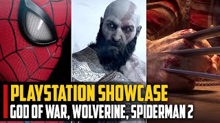 Playstation Showcase, God of War Ragnarok, Wolverine e Spider-Man 2