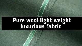 Lorinzo worsted pure soft wool fabric | luxury presence comfortable wool fabric by uptime fabric