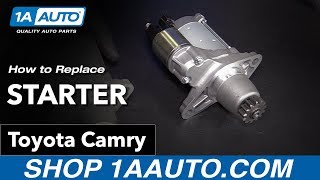 How to Replace Starter 06-11 Toyota Camry