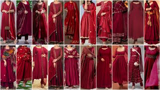 Sabse Jyada Trending Maroon colour Special Anarkali Suit Design Ideas for Girls 2025