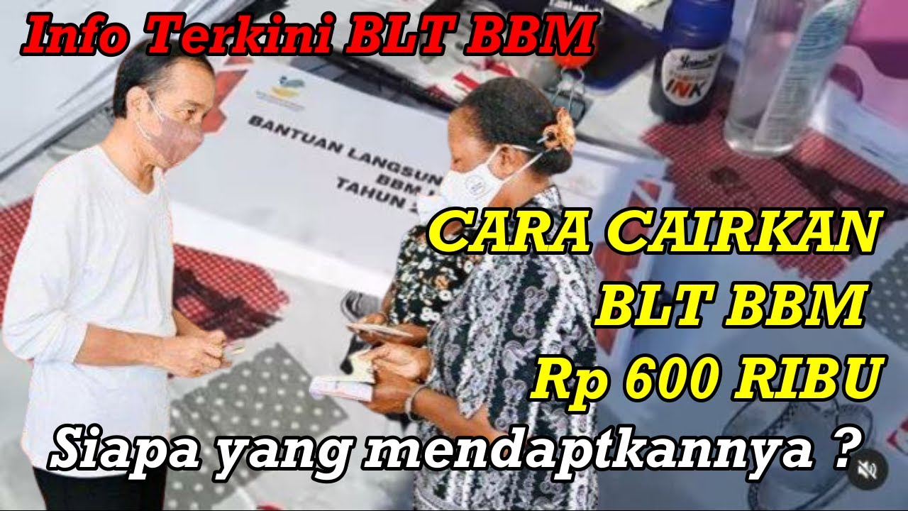 CARA CAIRKAN BLT BBM Rp 600 RIBU VIA PT POS | SIAPA SAJA PENERIMANYA ...