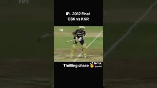 KKR VS CHENNAI FINAL MATCH 2012| KKR WON FIRST IPL TROPHY BY BEAT CSK| HISTORICAL MATCH