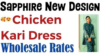 Sapphire New Stock Chicken Kari Dress Wholesale rates - Meewan Collection