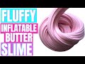 HOW TO MAKE BUTTER SLIME!  FLUFFY AND INFLATABLE!