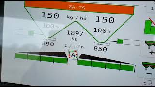 Topcon X35 with XTEND and ISOBUS Amazone spreader