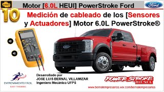 20.10-[Motor 6.0L HEUl] Medición de cableado abierto-corto de Sensores y Actuadores PowerStroke p10