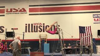 Camille Vitoff L10 Full Bar Routine 9.3 Judges Critique Meet Arizona Sunrays