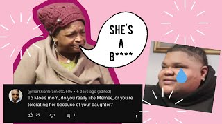 *SHOCKING* WHAT MOE'S MOM SAYS ABOUT MEME: MY REACTION #getlitwitmoe #mukbang