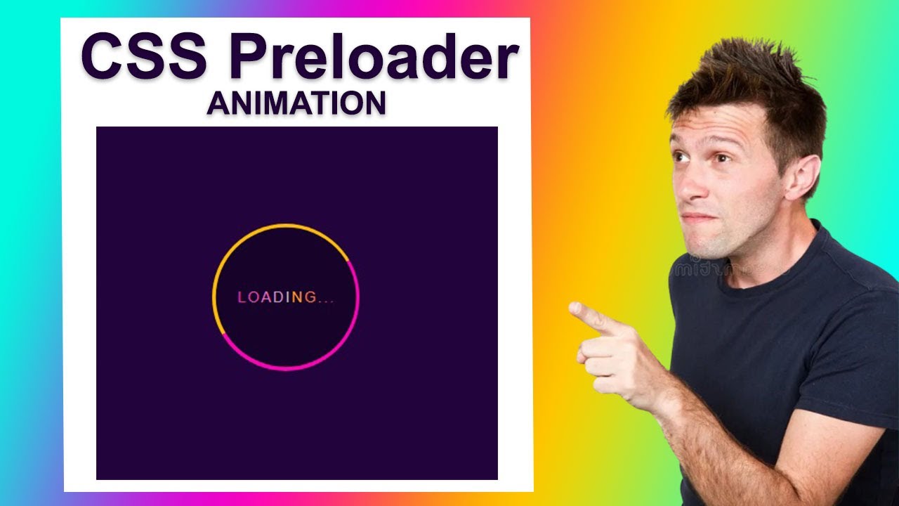 Website Loading Animation Css Preloader Youtube