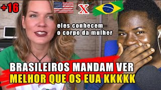 GRINGA FALA COMO É NAMORAR COM UM BRASILEIRO VS EUA qual deles é melhor