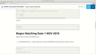 python regex match date