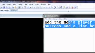How To Make Your Own Media Player In Visual Basic 2008 Expreess Edition