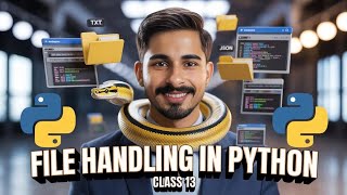 File Handling in Python | File Input & Output | Python Programming | Python Tutorial - Class 13