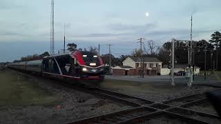 Amtrak 328 on Plametto 89 in Pembroke NC.