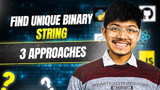 1980. Find Unique Binary String | 3 Ways