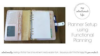 Planner Setup | Simple Planning | My Intentional Life