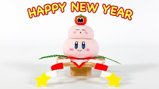 【樹脂粘土】カービィの鏡餅作ってみた - Polymer Clay Tutorial Kirby Rice Cake